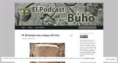 Desktop Screenshot of elpodcastdelbuho.com