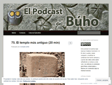 Tablet Screenshot of elpodcastdelbuho.com